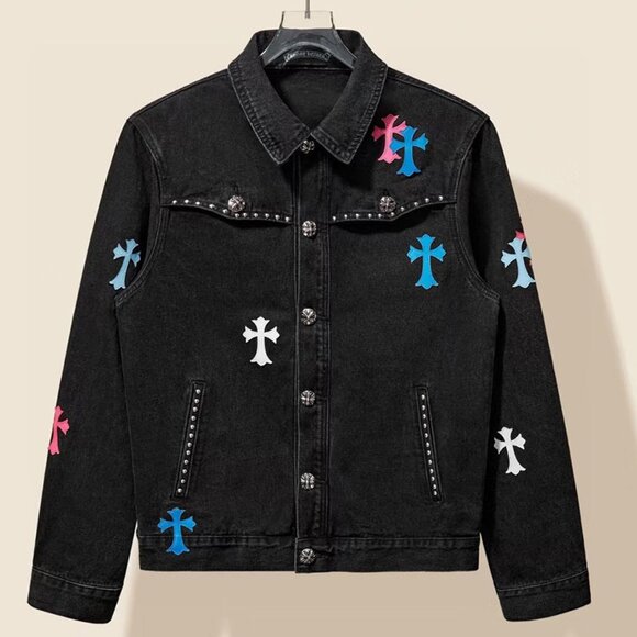 Chrome Hearts Other - Chrome Hearts Cross-Stitch Patch Denim Jacket